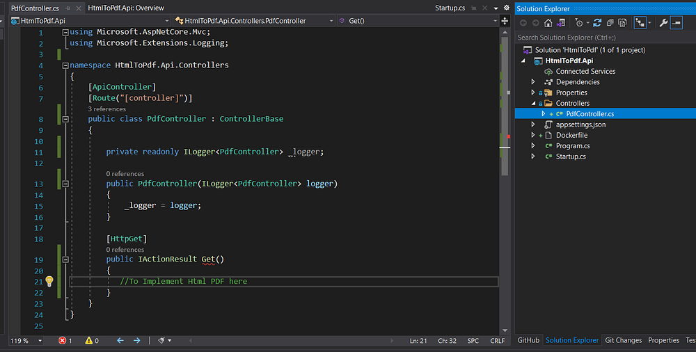 Add PDF Controller