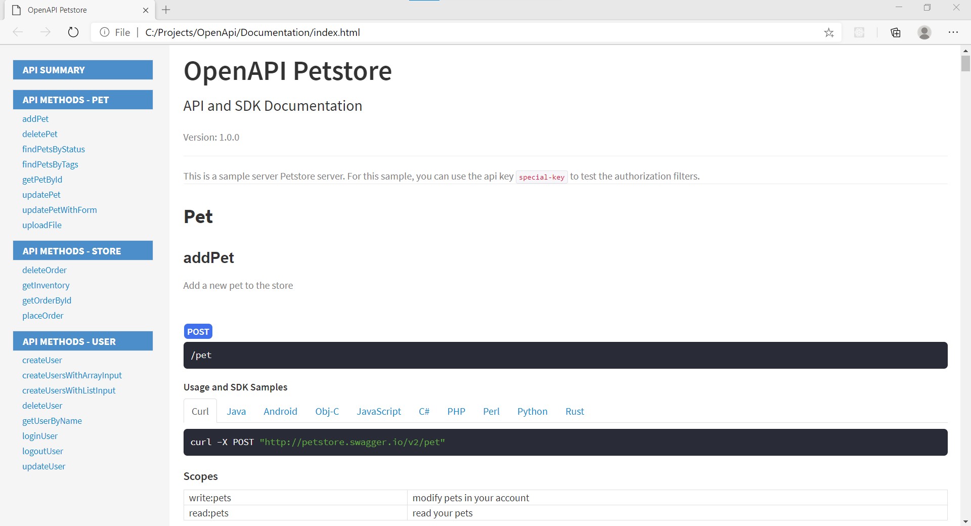 openapi generator enum